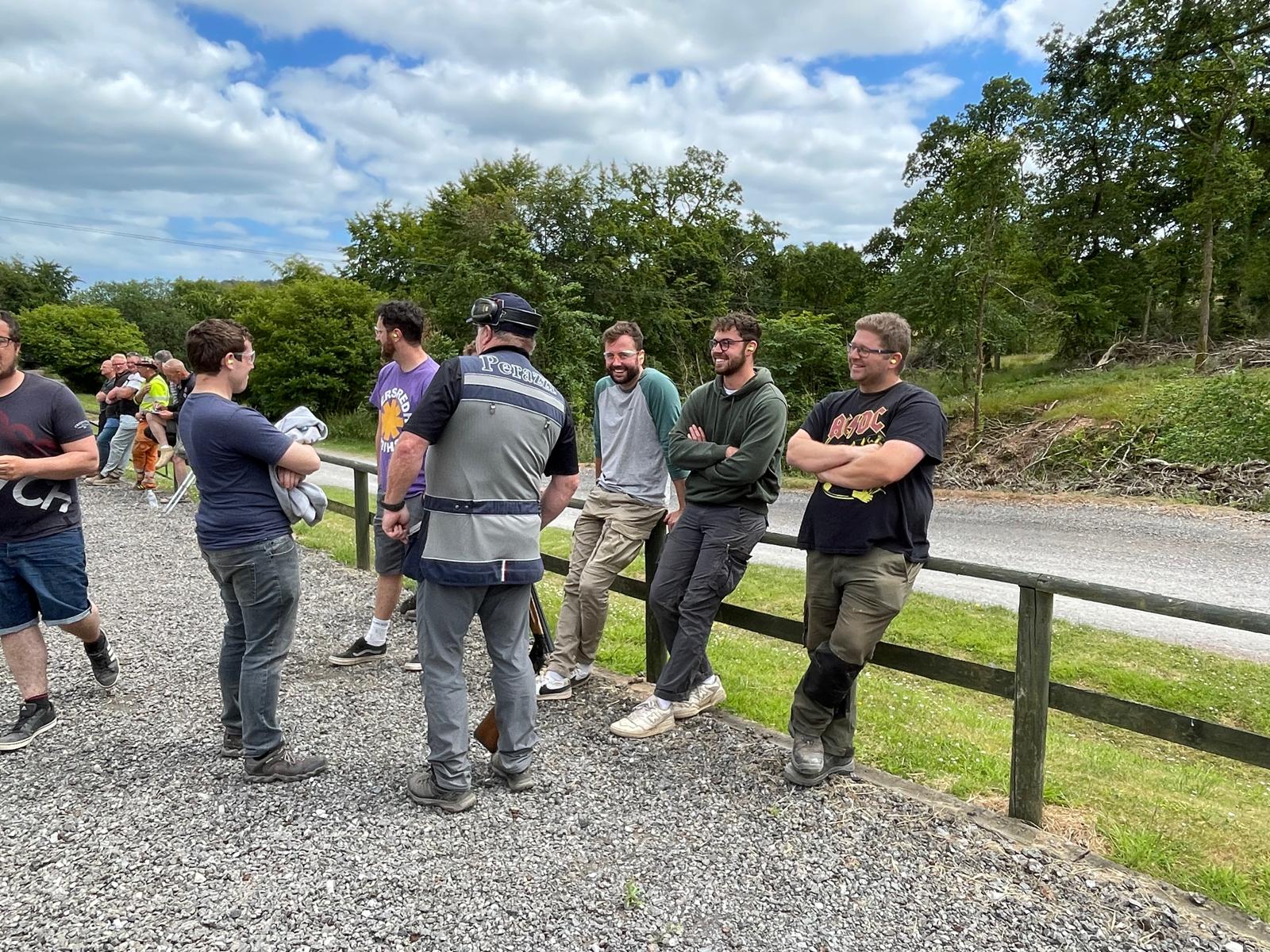 Bridge Civil Engineering team at a group event