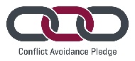 Conflict Avoidance Pledge logo
