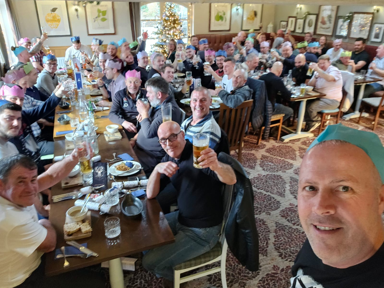 Bridge team Christmas celebration